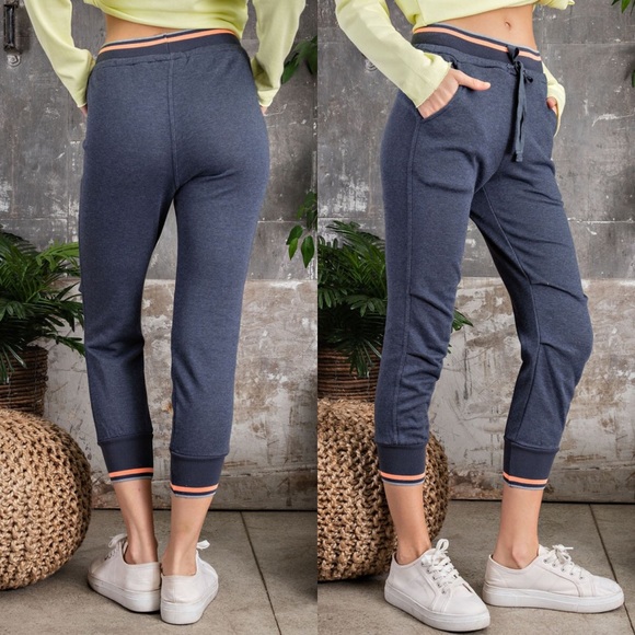 easel Pants & Jumpsuits Soft Terry Knit Game Plan Jogger Poshmark